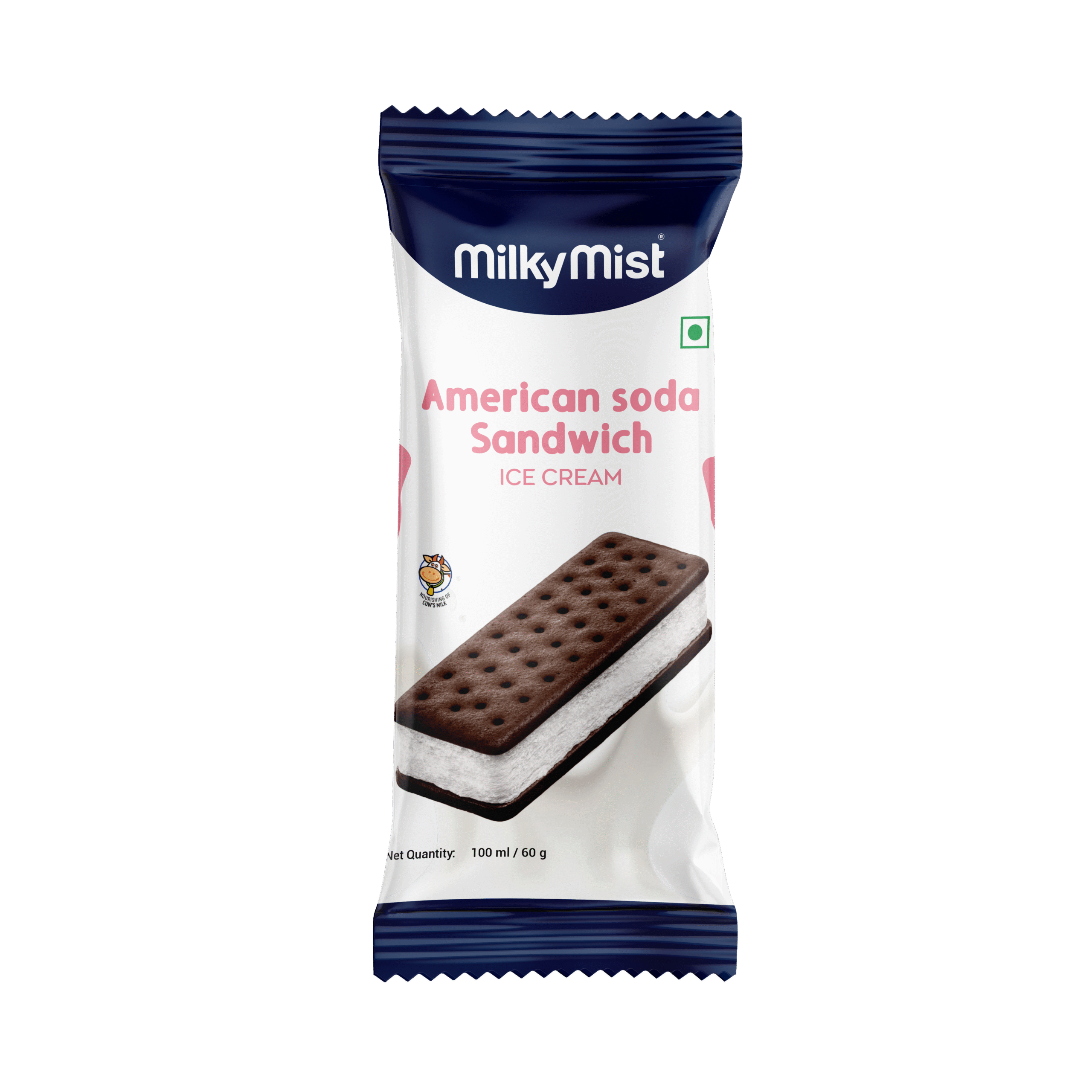 Milky Mist American Soda Sandwich Ice Cream 80ml
