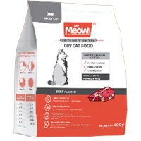 Mr. Meow Dry Cat Food - 400g (Beef)