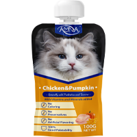 AMNA Cat Spout Pouch - 100gm (Chicken & Pumpkin)