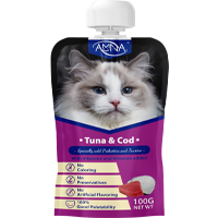 AMNA Cat Spout Pouch - 100gm (Tuna & Cod)