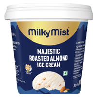 Milky Mist Majestic Roasted Almond Ice Cream 125ml