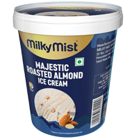 Milky Mist Majestic Roasted Almond Ice Cream 500ml