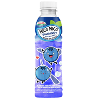 Nico Nico Blueberry 30% Juice Drink Nata De Coco 500ml