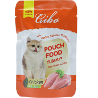 GIBO Cat Pouch Food - 85g (Chicken)
