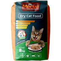 Mr. Meow Dry Cat Food - 8kg (Chicken Tuna)