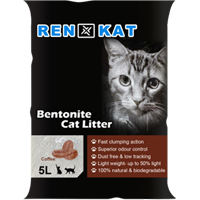 Ren Kat Bentonite Cat Litter 5L - Coffee