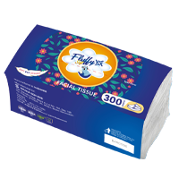 Fluffy Soft Facial Tissue  2ply – 300’s