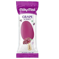 Milky Mist Grape Sorbet Ice Cream 50ml