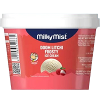 Milky Mist Doom Litchi Frosty Ice Cream 100ml