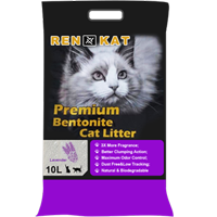Ren Kat Premium Bentonite Cat Litter 10L - Lavender