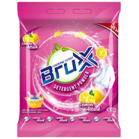 BruX Detergent Powder  – 500g (Lemon Attack)