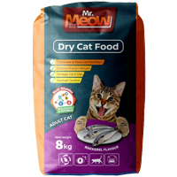 Mr. Meow Dry Cat Food - 8kg (Mackerel)