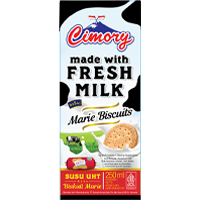 Cimory UHT Fresh Milk Drink Marie Biscuits 250ml