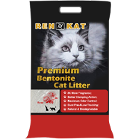 Ren Kat Premium Bentonite Cat Litter 10L - Rose