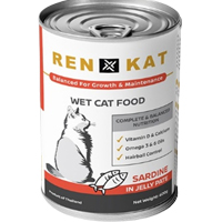 Ren-Kat Wet Cat Food - 400g (Sardine Jelly Pate)