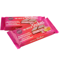 ELIT (The Taste of Dubai) Milk Chocolate Filled with Strawberry Cream and Kadayif 90g