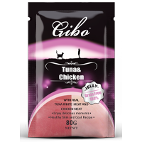GIBO Cat Jelly - 80g (Tuna & Chicken)