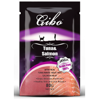 GIBO Cat Jelly - 80g (Tuna & Salmon)