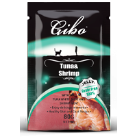 GIBO Cat Jelly - 80g (Tuna & Shrimp)